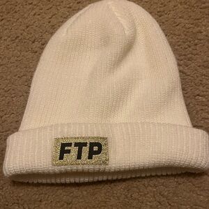 FTP White Beanie